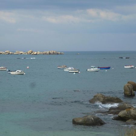 La Maison Bateau Au Bord De Mer Guissény Exteriér fotografie