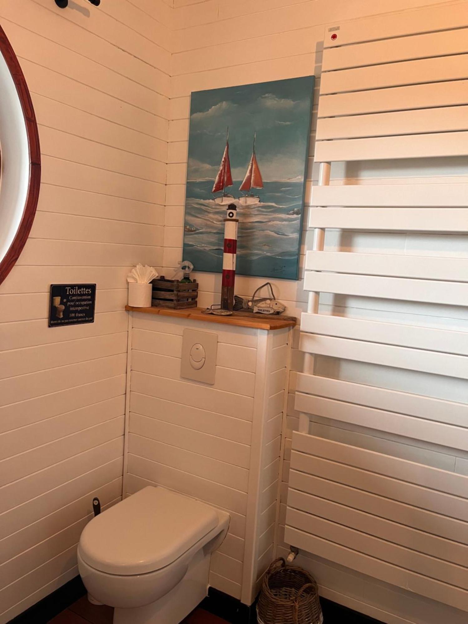 La Maison Bateau Au Bord De Mer Guissény Exteriér fotografie