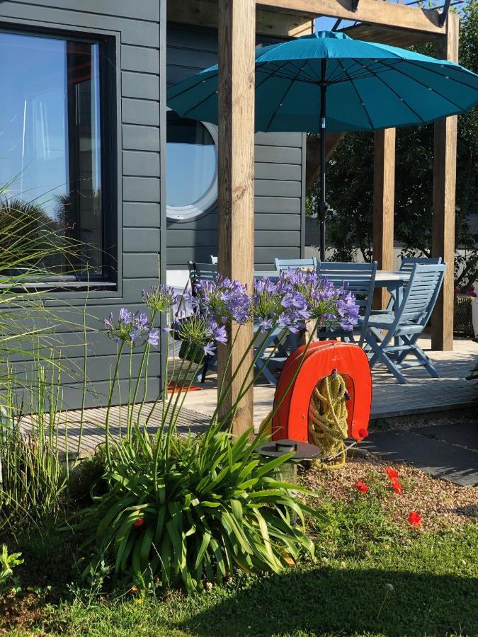 La Maison Bateau Au Bord De Mer Guissény Exteriér fotografie